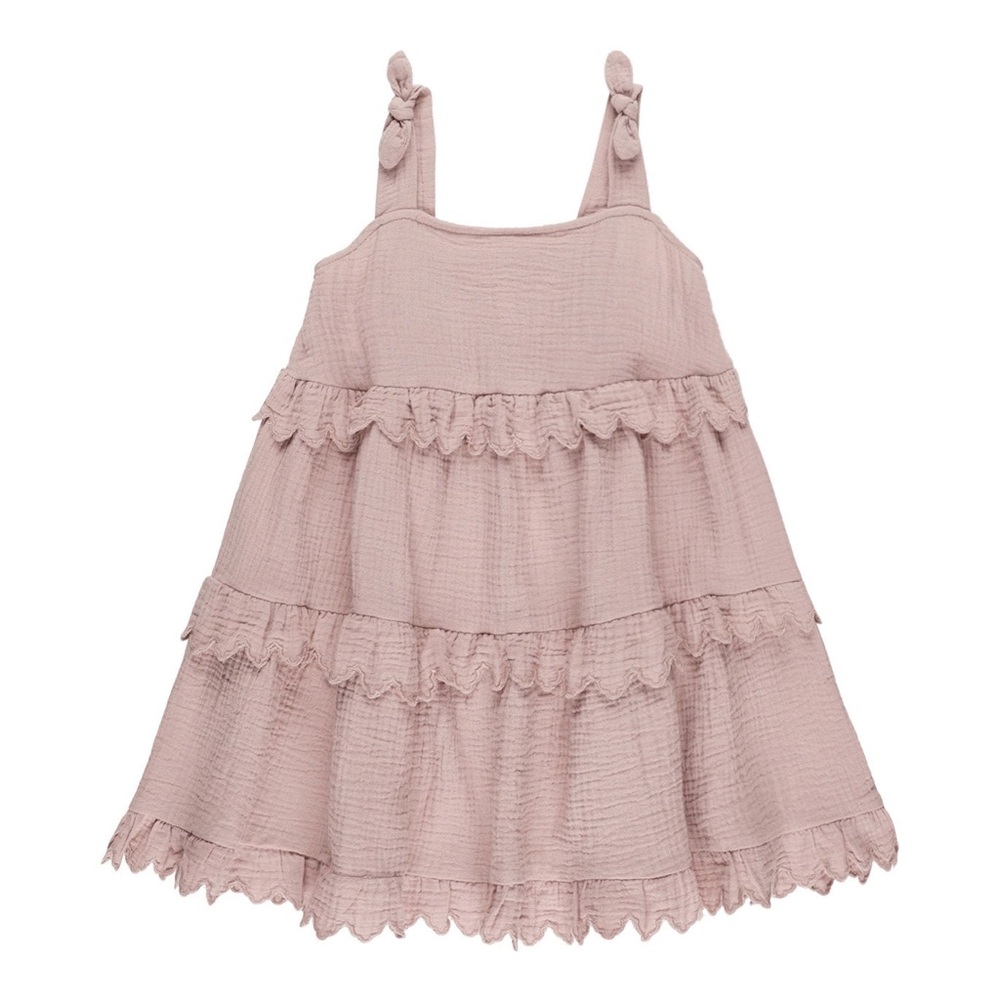 NWT Rylee + Cru Mauve Ruffle Swing Dress 4/5